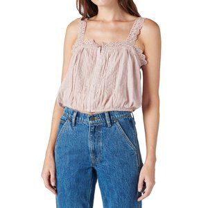 Lucky Brand Pleated Bubble Tank - Lilac